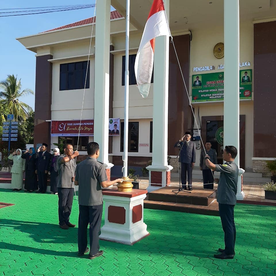 Memperingati Hari Sumpah Pemuda, PA Kolaka Gelar Upacara