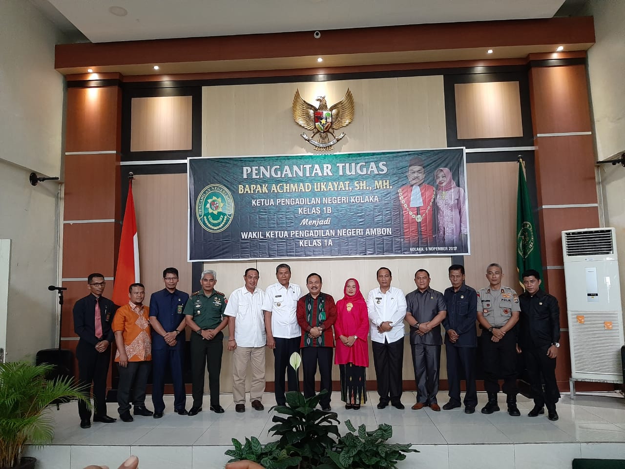 Pimpinan PA Kolaka Hadiri Pengantar Tugas Ketua Pengadilan Negeri