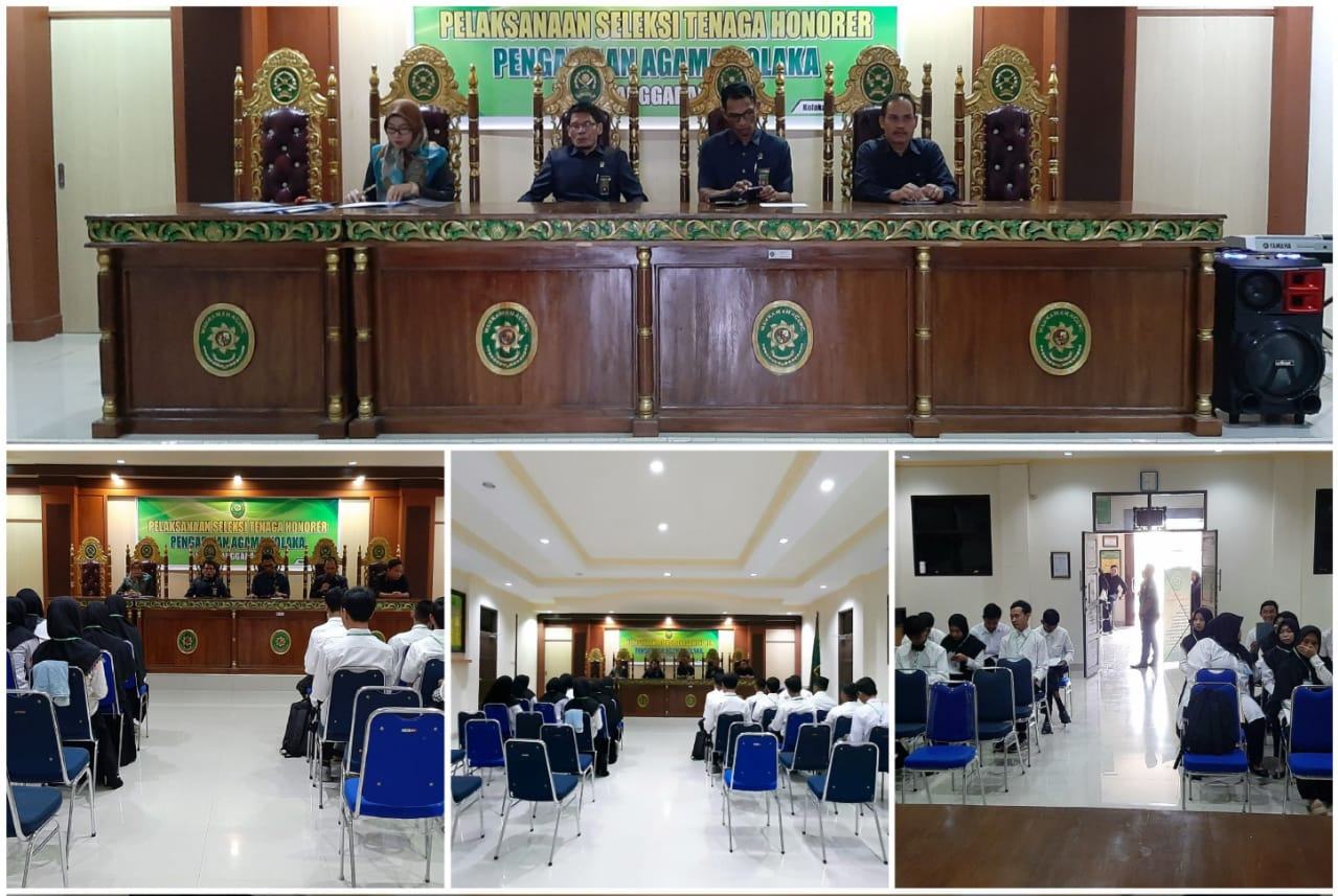 Pelaksanaan Wawancara dan Ujian Praktek Tenaga Honorer PA Kolaka Berjalan Sukses