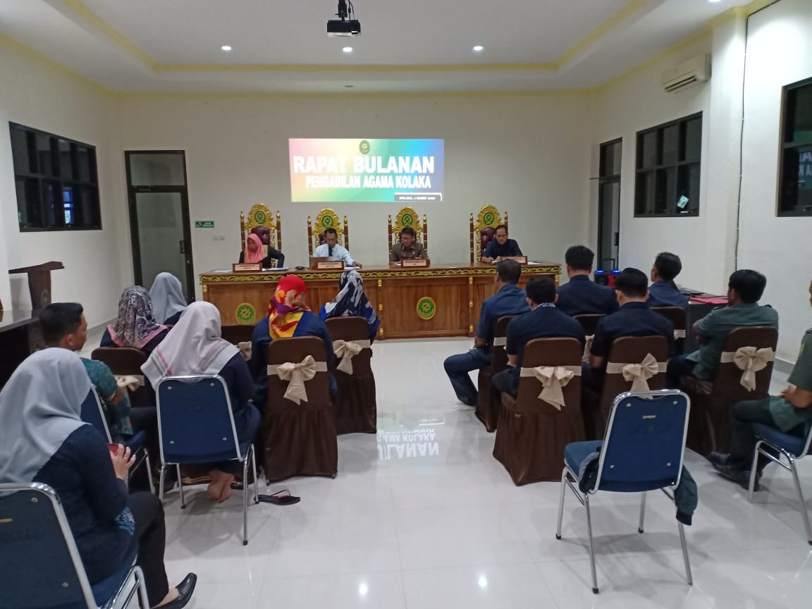 Mantapkan Agenda Tahunan 2020, Rapat Bulanan Berkala Kembali Dilaksanakan